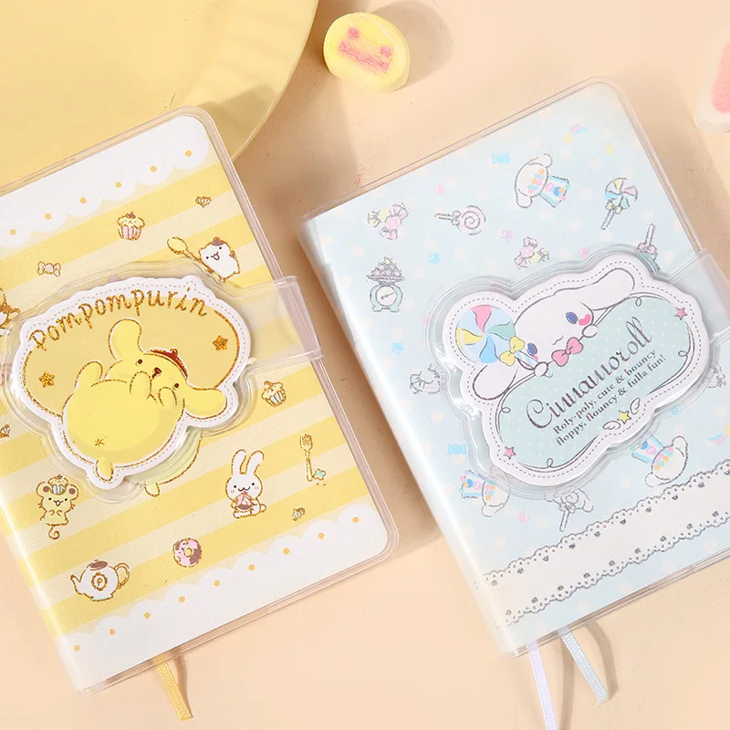 4pcs Sanrio A5/a6 Notebook My Melody Cinnamoroll Hello Kitty Student Diary Agenda Planners Note Pad School Office Stationery