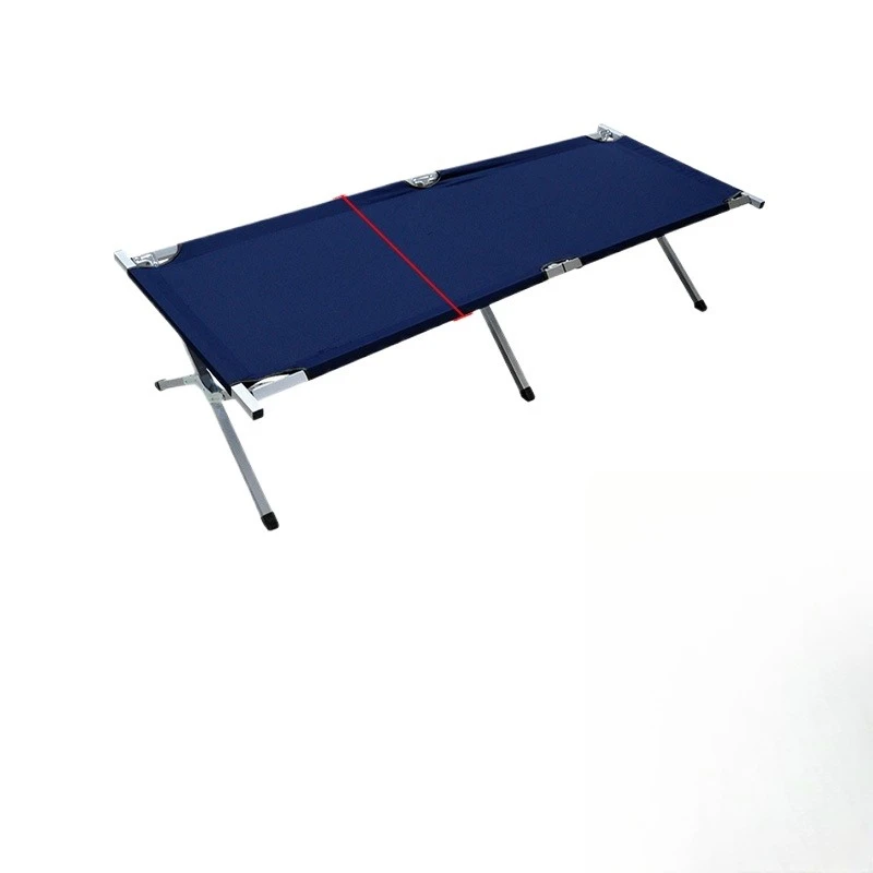 for Single Person Folding Camping Cot Bed Durable Metal Reclining Portable Foldable Camp Beds Factory Wholesale for Sale