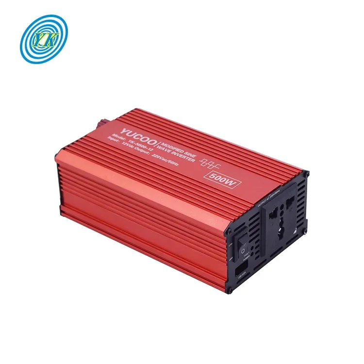 300W 500W Power Inverter DC 12V To 110V AC Car Inverter With 4.2A Dual USB Car Adapter