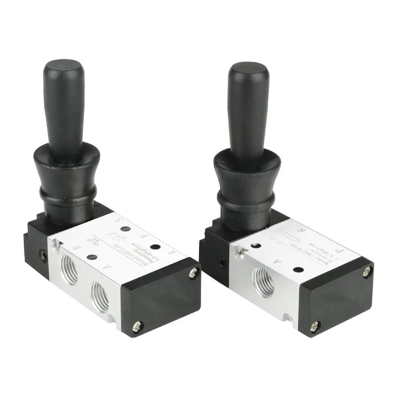 4H210-08 Air Manual Valve Pneumatic 4H310-10 4H410-15 Control Valve 5/2 Way Hand Lever Operated Control Valve 2 Position 5 Port
