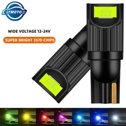 2pcs W5W T10 Canbus LED Bulbs 168 194 No Error 5W5 Car Signal Lights Clearance License Plate Lamp Auto Map Dome Lights 12-24V