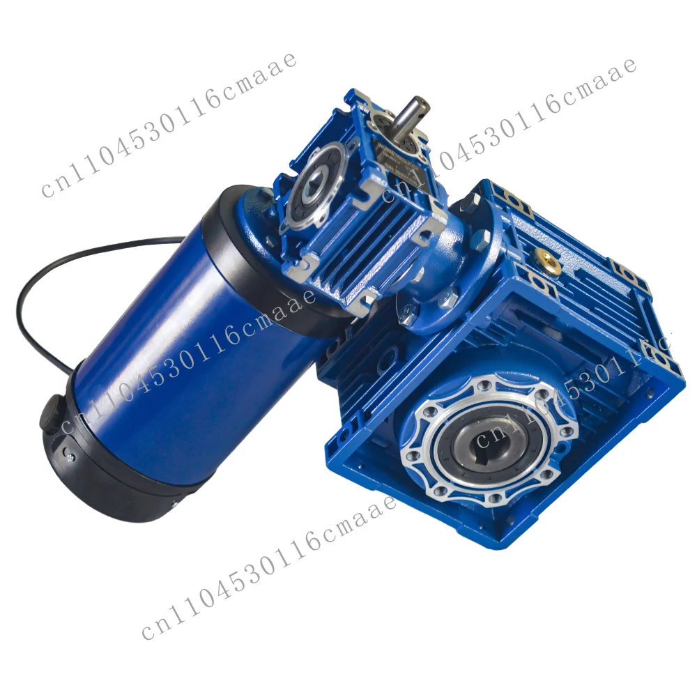 110ZYT 24v 48v 110v 220v 400W low speed NMRV dual stage worm reduction gearbox with ZYT series dc brushed motor