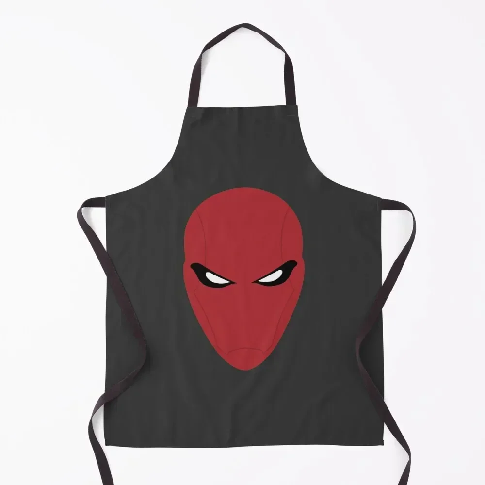 

Red Hood Helmet Apron Kitchen Chef for kitchen useful Bib For Kitchen Household Items Useful Apron