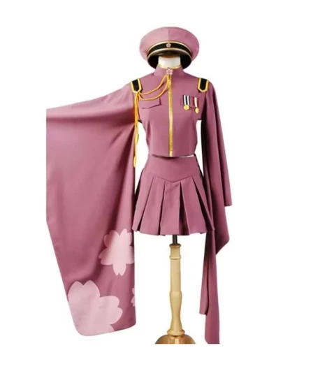 Japanisches Mikuku Anime Senbonzakura Cosplay-Outfit, Unisex-Kleid-Kostüm-Set für Cosplay-Events