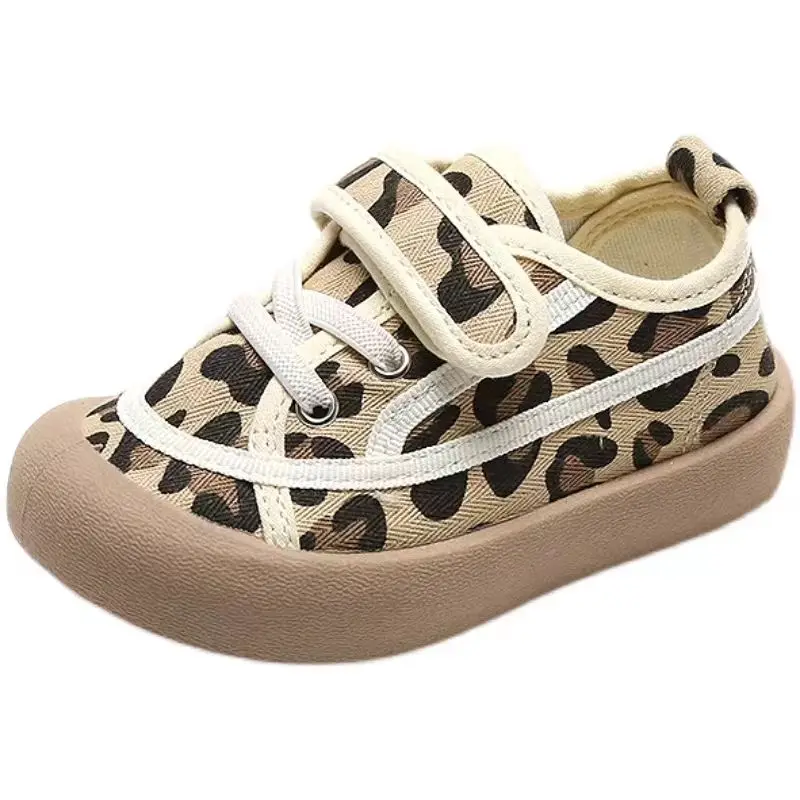 Summer Sport Shoes For Children Canvas Breathable Boy's Girl's Toddler Shoes Ergonomics Trend Fashion Kid's Sneakers