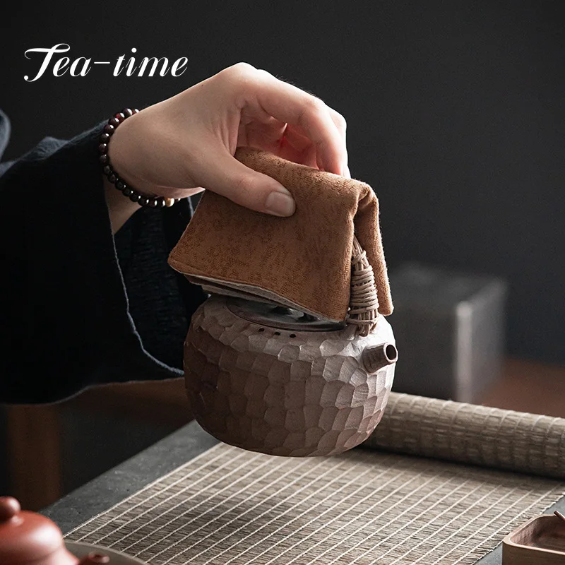 Water Absorption Tea Towel Tea Cloth Thickened Coffee Table Cloth Zen Teaware Towel Cotton Linen Rag Pad Tea Table Accessories