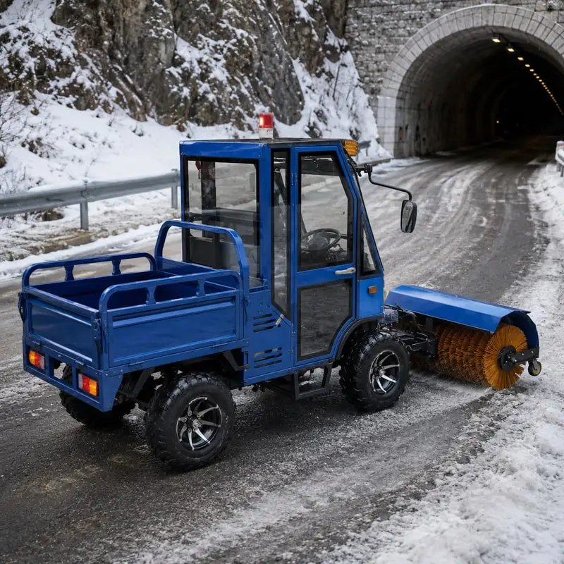 Practical Snow Cleaning Machine for Seasonal Ground Cleaning Customized Winter Sweeper Machine for Office Parks
