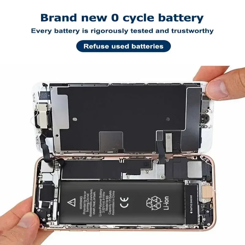 High-Capacity Mobile Phone Battery for IPhone 14 Pro Max 11 Pro 12 13 Mini Pro Max Replacement Lithium Polymer Bateria + Tools image 3