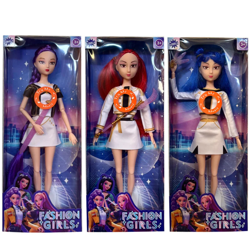 2026 Gorąca Anime K-Pop Figurka Winylowa Demon Hunter Rumi Mira Zoi Lalka Maska Prezent Urodzinowy dla Fanów