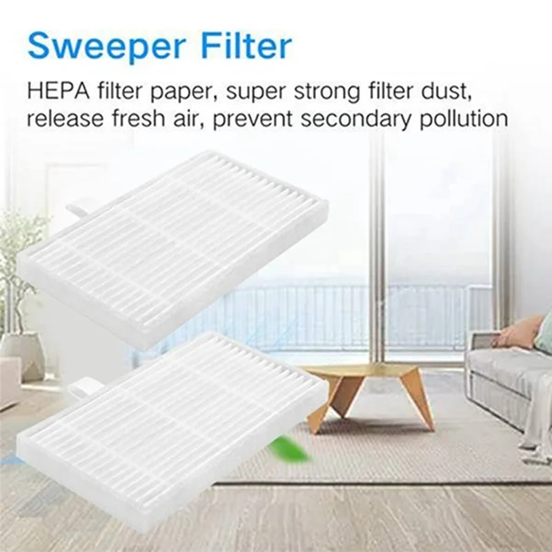 

A17F-12 Pcs Filter For Cecotec Conga 9590 9990 AI 10090 AI Spin Revolution Ultra Power Home Sweeper Accessories