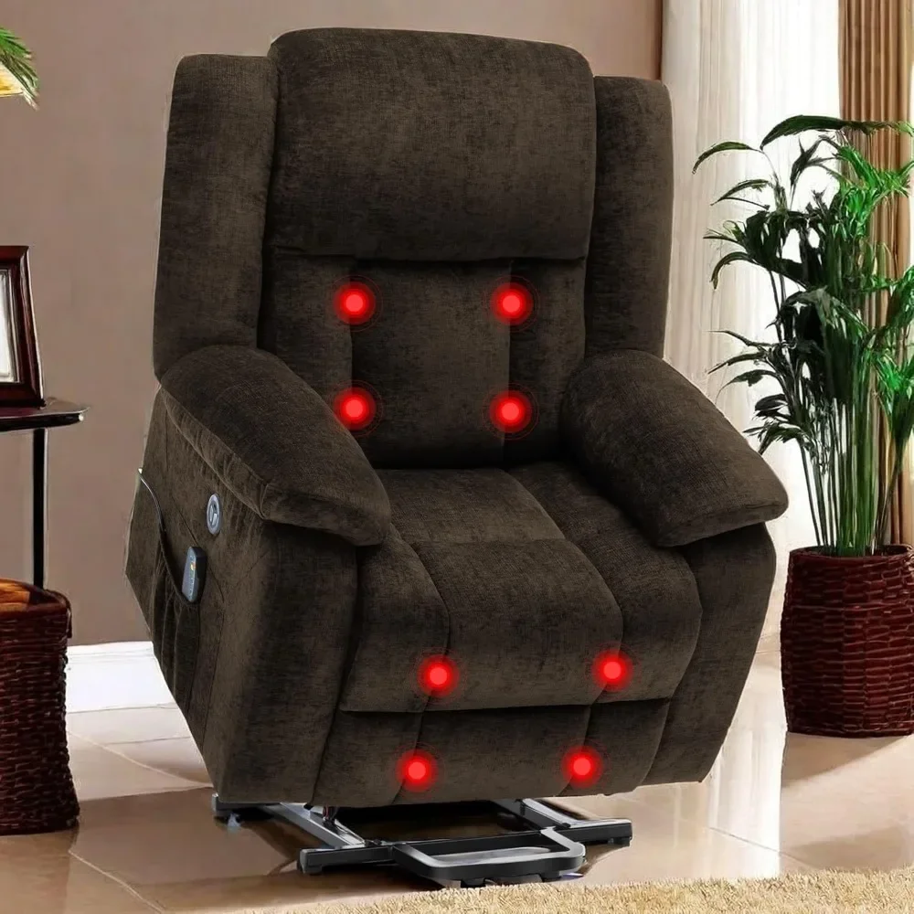 

Electric Recliner with Massage and Heating, Power Lift Recliner Chair for Elderly and Adults, Modern Reclining Chair