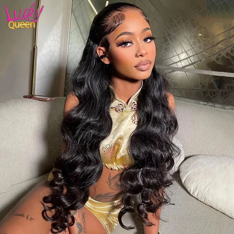 Body Wave Coco Brown Colored Human Hair HD Lace Front Wig Pre Plucked Hairline Transparent Lace 13X4 13X6 Frontal Wig for Women