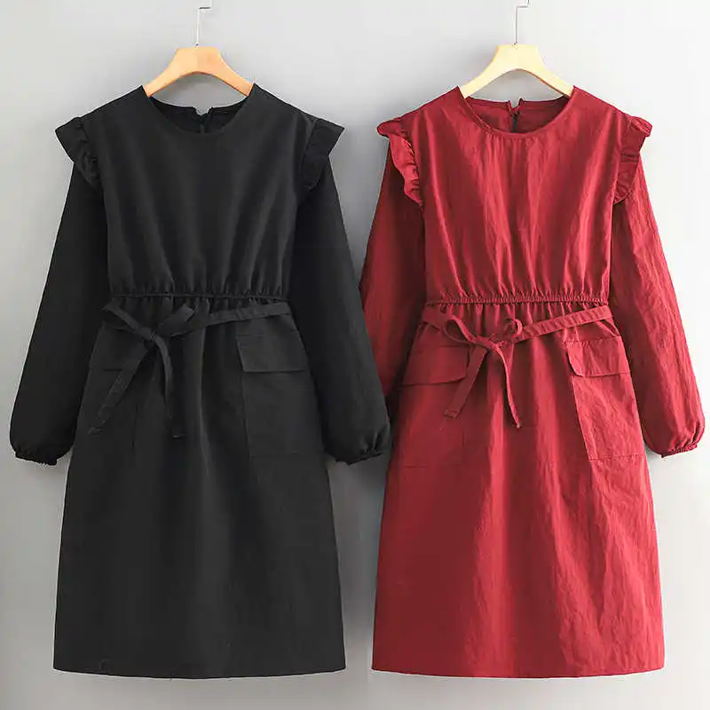 Lace Long Sleeve Smock Women Apron With Belt Waterproof Work Clothes For Pet Shop/hair Salon/flower Shop Kitchen Cooking Gown