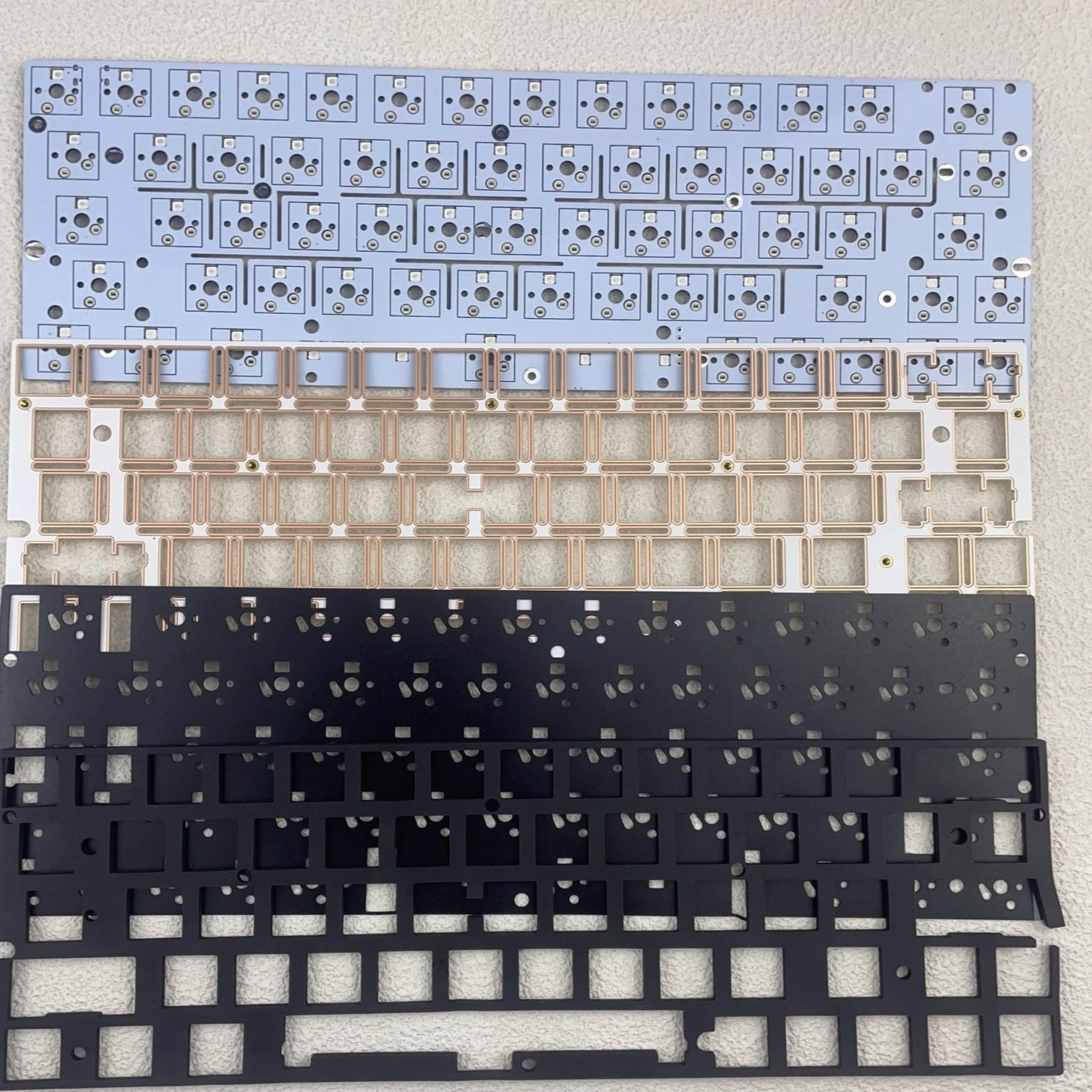 Keyboard Accessories Customized PCB Positioning Plate Shell Circuit Board Suitable for Mad Catz 60 Mechanical Keyboard Wooting
