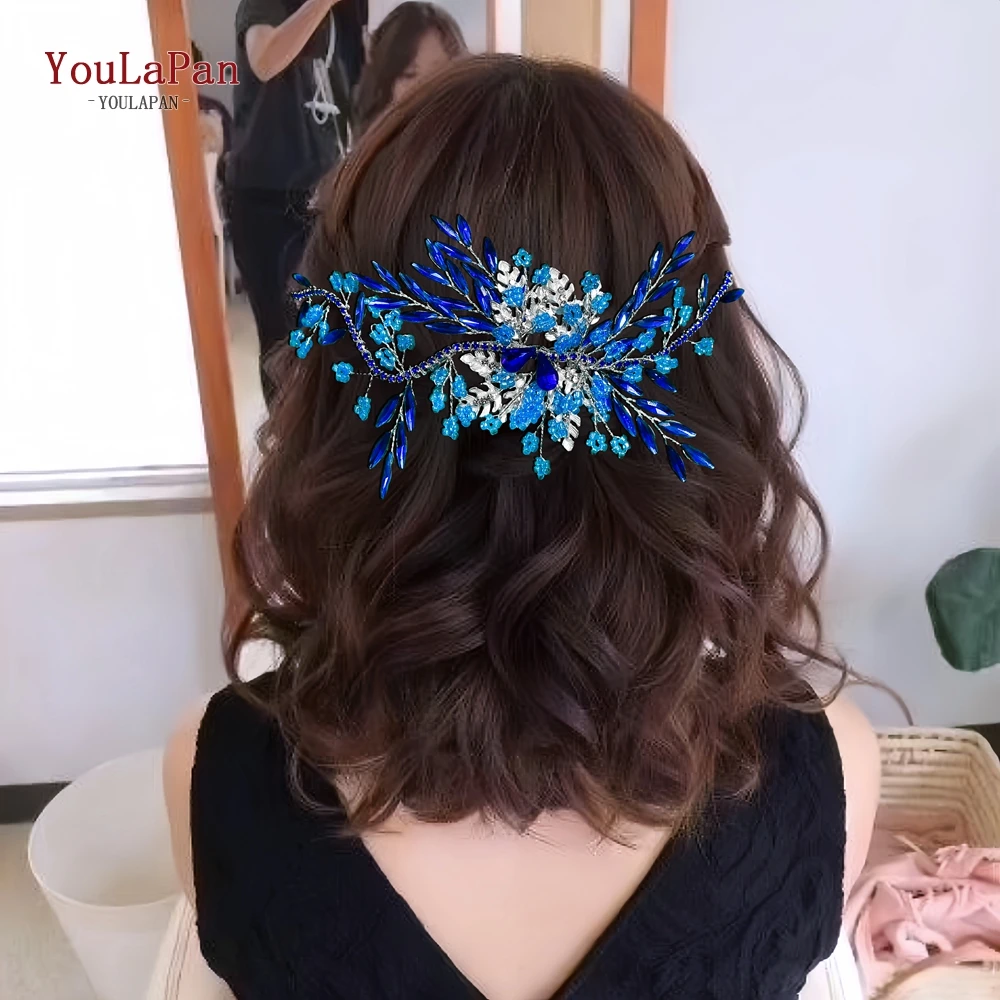 

YouLaPan Wedding Bridal Headband Bridesmaid Hair Accessories Woman Headpiece Bride Tiara Head Jewelry Party Headwear HP277