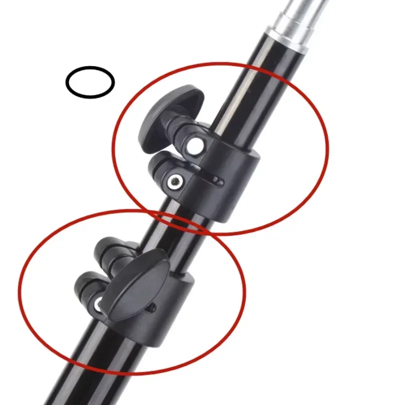 1pcs Lamp Bracket Mold Clamp Telescopic Rods Fixed Buckles 28mm 30mm Pipe Clamp Fastener Metal Aluminum Tube Clamps