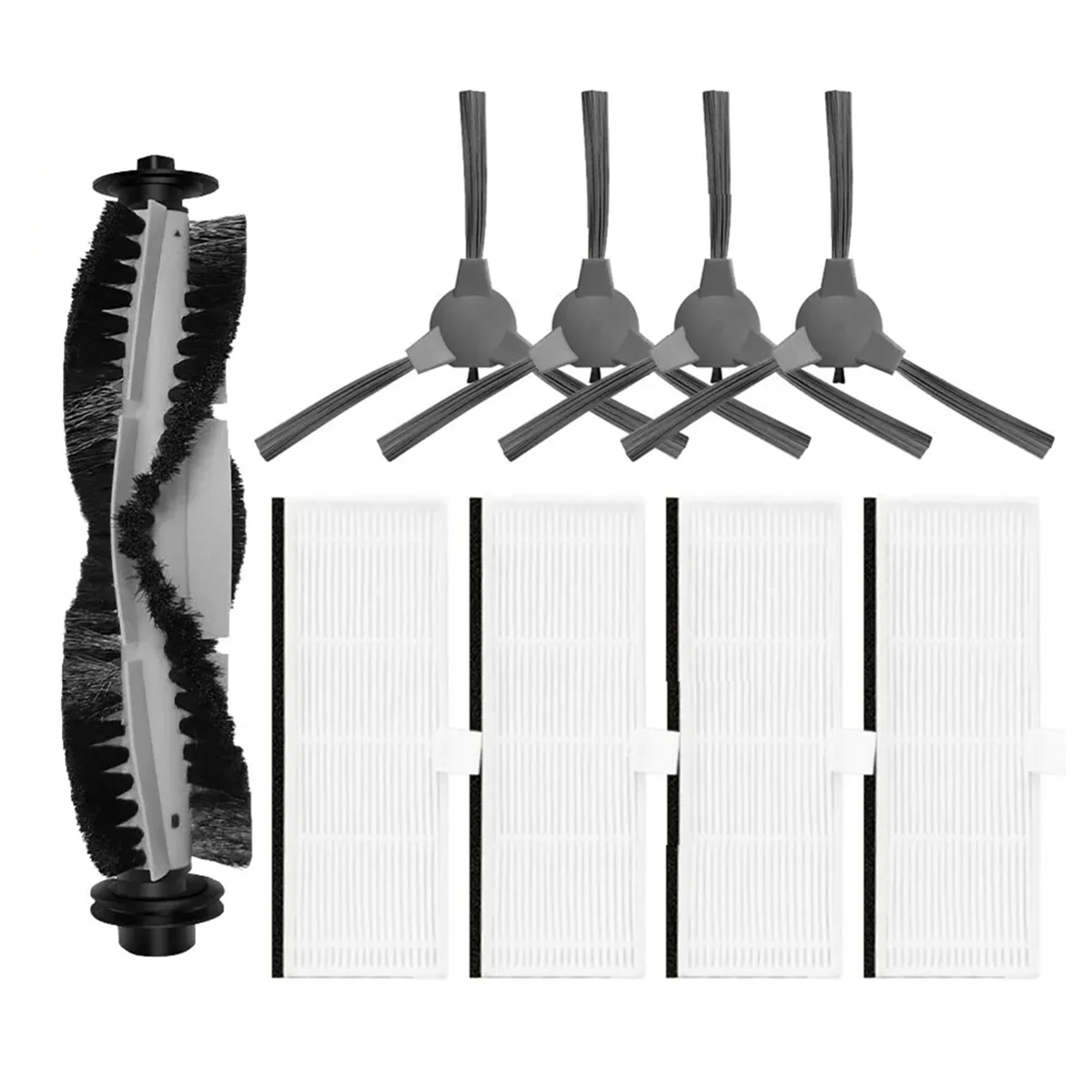 ABLS For Ultenic T10 Elite Roller Side Brush Hepa Filter Robot Vacuum Cleaner Accessories