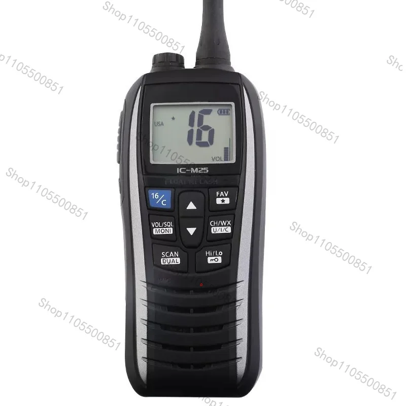 M25/M37 Marine VHF Radio - IPX7 Waterproof Handheld Maritime Two-Way Radio for Boats
