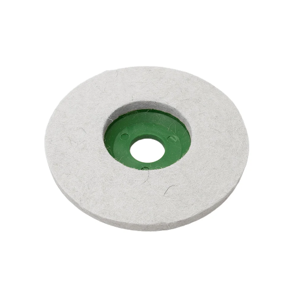 Part Polishing pads Replacement Glass Grinding Jewelry Polisher Tool Wool felt 125mm 12mm thickness Buffing Useful