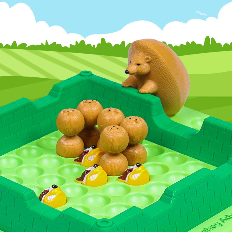 الأطفال المنطق لعبة التعليم لعب للتعلم القنفذ الحيوانات لغز مجلس لعبة 50 تحديات حل المشكلات التدريب على التفكير