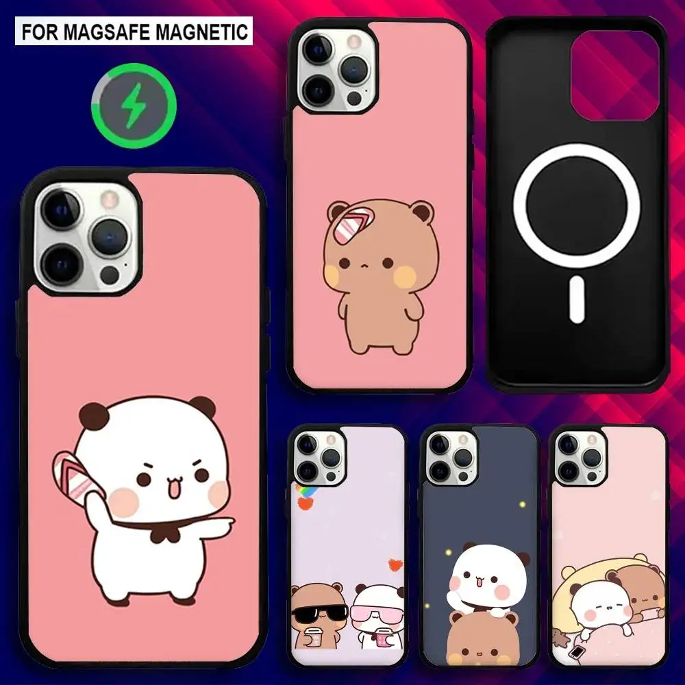 

Cute Cartoon BUBU DUDU Phone Case For iPhone 16e,16,15,14,13,12,11,Plus,Pro,Max,Mini Magsafe Magnetic Wireless Charging
