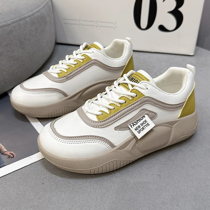 

New Women Casual Sneakers Autumn Spring Sports Shoes Walking Comfortable Breathable Ladies Vulcanize Shoes Female Running Shoes