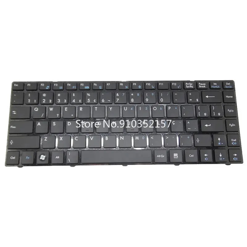 US klawiatura dla MSI CR480 CX420MX CR420 CX420X EX465MX EX465X FR400 FR420 FX420 GE40 2OC 2 PC U270DX X350 X360 x370 X420 X460DX