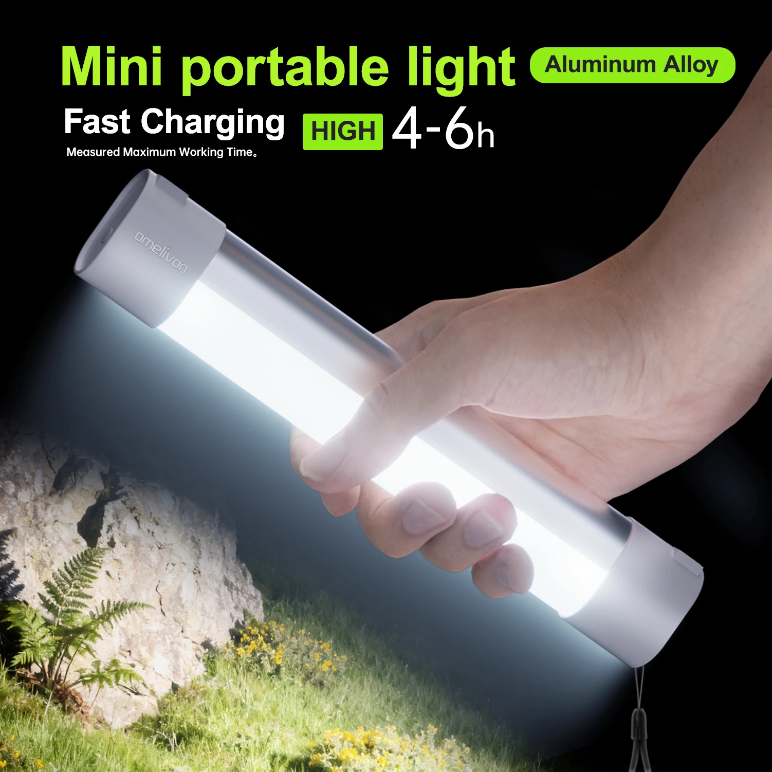 Power Outage Light - Aluminum Alloy Short Portable Light, Made