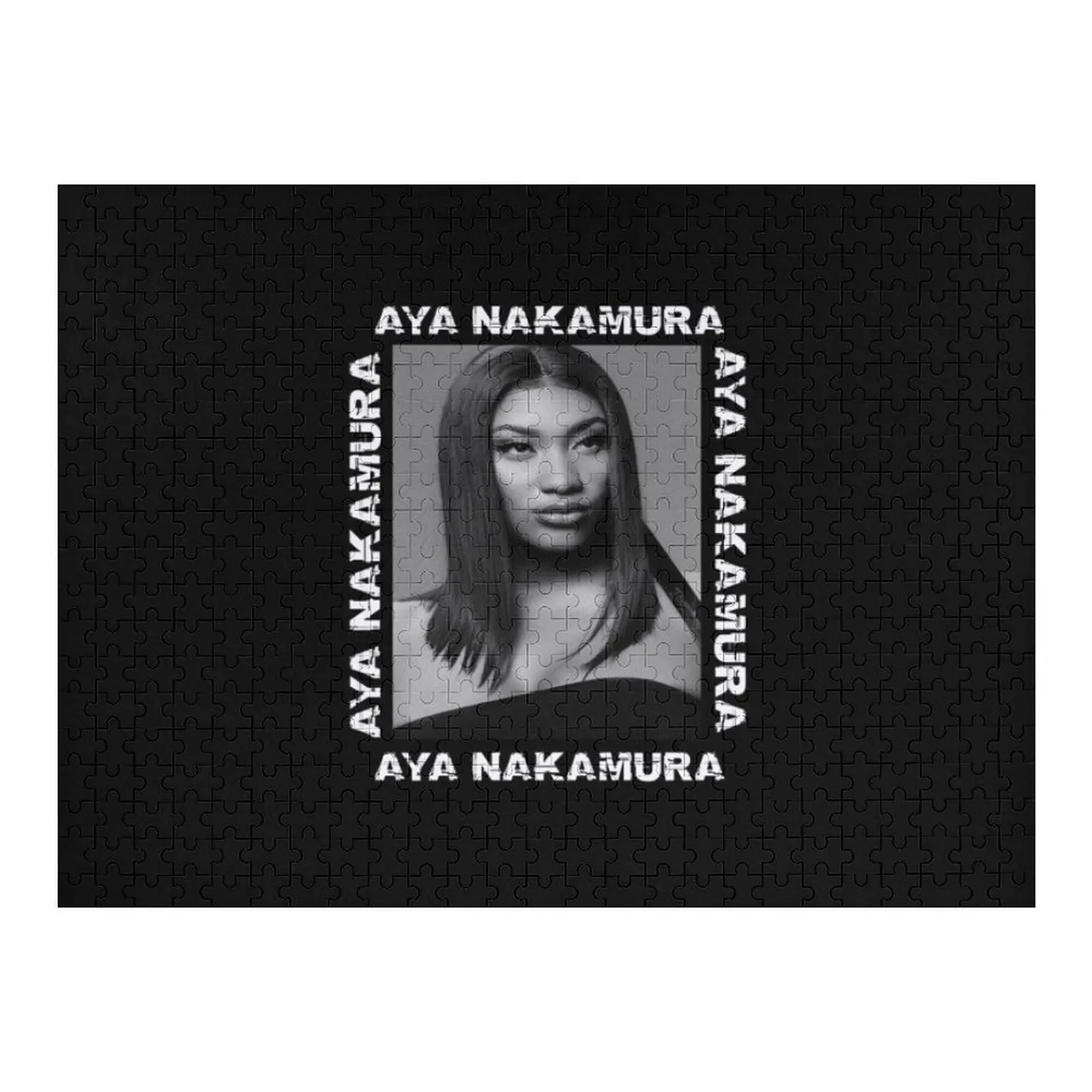 AYA NAKAMURA Quebra-cabeça de madeira para adultos personalizados com foto com quebra-cabeça de foto