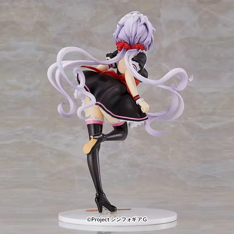 【GSC in Stock 】1/7 Lovely Maid Style Symphogear Yukine Chris Action Anime Figure Model Toys  Collection Doll Gift