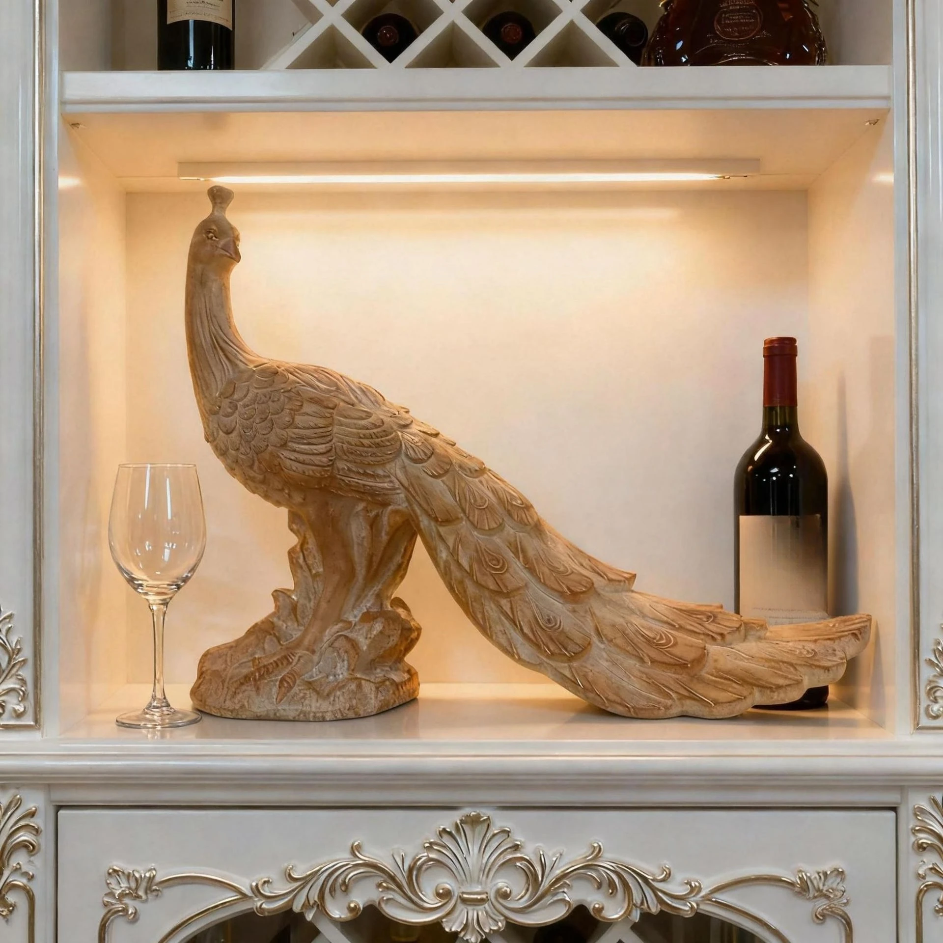 

European light luxury accessories, living room TV cabinet, wine cabinet, decorative ornaments, home accessories
