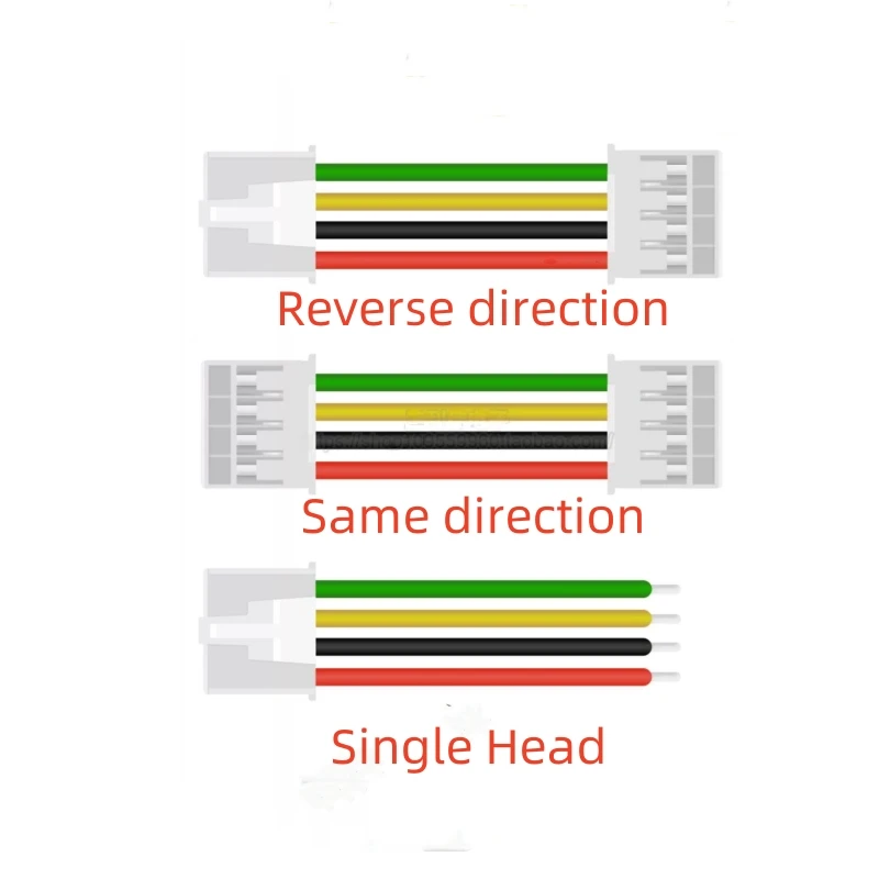 10pcs 26AWG HY 2.0mm Pitch 2/3/4/5/6/7/8/9/10 Pin Harness Cable 10/20/30cm Single/Double Head Same Direction / Reverse Direction