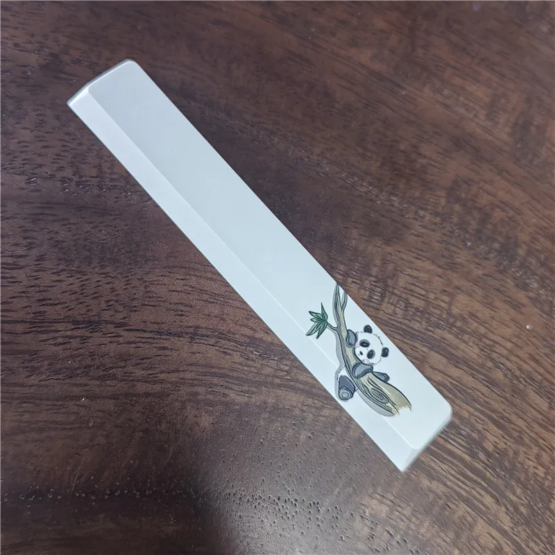 Premium Panda cartoon keycap cherry profile spacebar 6.25u Dyesub printing R4 1u for mx mechanical keyboard