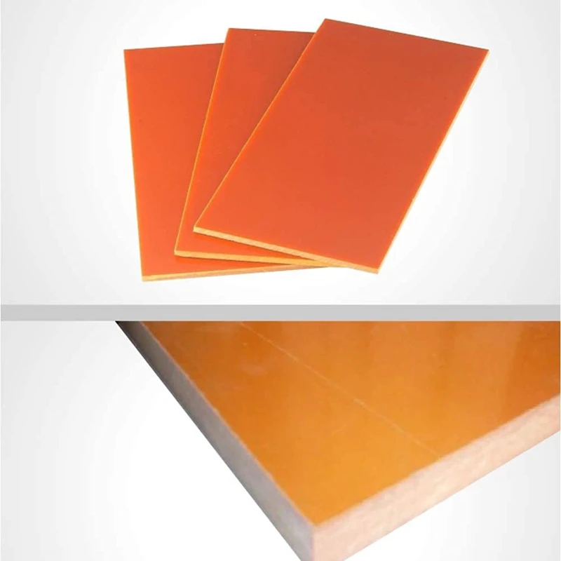 Insulation Electrical Board Bakelite Phenolic Board Sheet Laminate Raw Materials For Laboratory And DIY,25X100x150mm