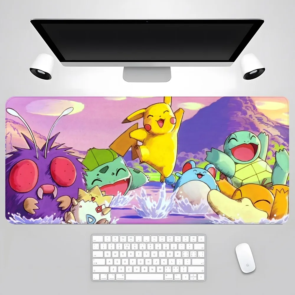 Pokemon Psyduck Mauspad Gamer PC Gaming Zubehör Gummi matte xxl Deskmat Matten Tastatur Schrank Mause Laptops