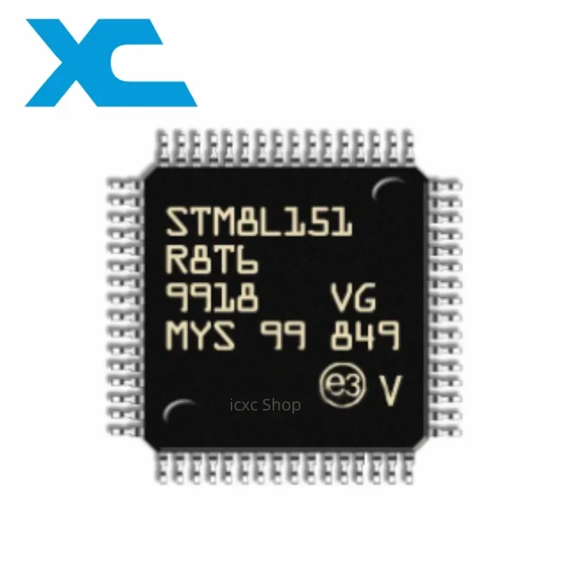 STM8L151R8T6 LQFP-64 8-битный микроконтроллер ARM 16 МГц