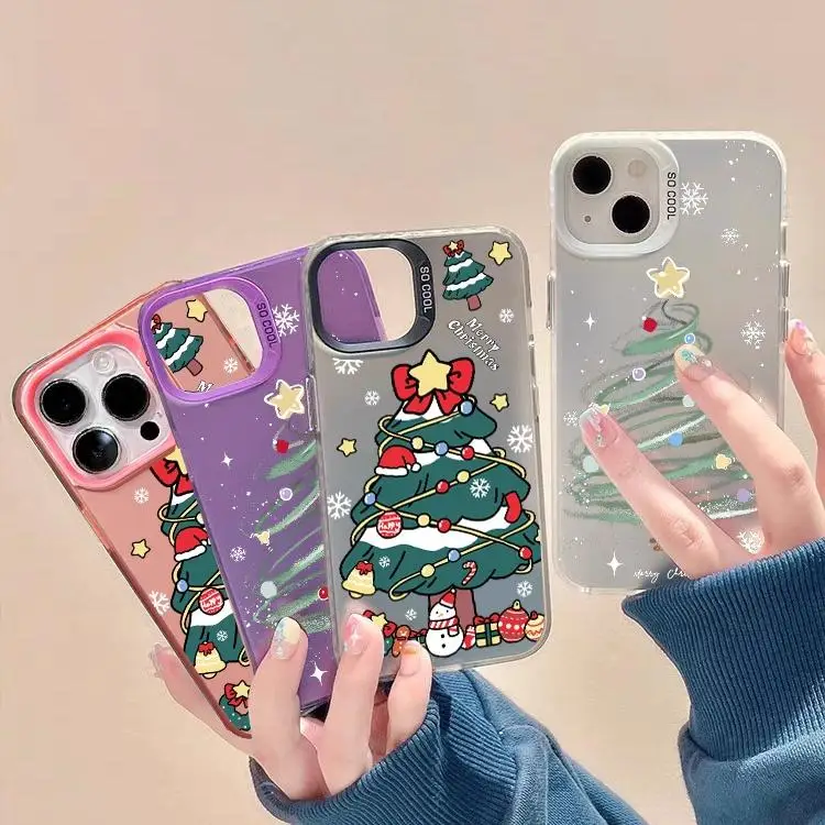 Case For Huawei MAGIC 5 6 PRO Honor X7A X8A A9A X6B X7B X9B 200 90 Lite 70 Pro X9 X5 Plus cover Matte IMD Christmas Tree Cute