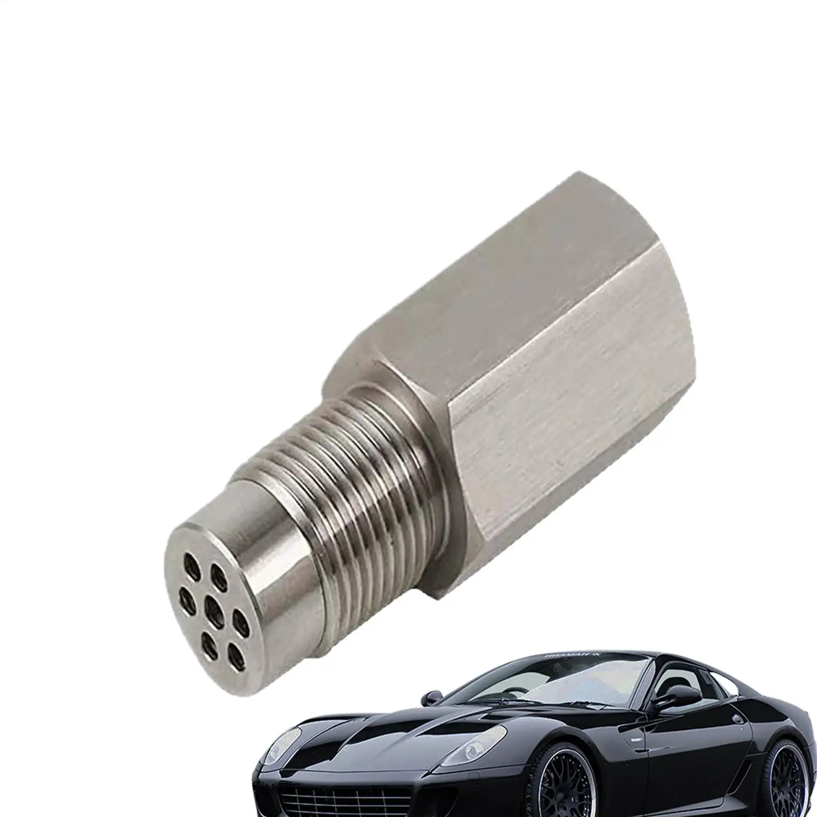 

Catalytic Oxygen Sensor Adapter 58mm Straight Engine Filter M18X1.5 Thread Stainless Oxygen Sensor Filter Adapter Catalytic For