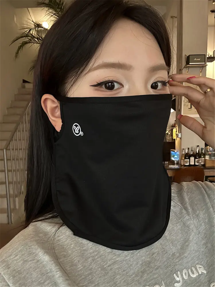 Summer Ice Silk Sunscreen Mask for Women