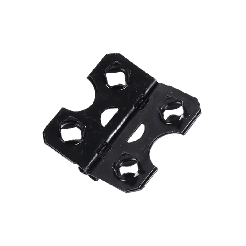 50 adet Fotoğraf Çerçevesi Donanım Aksesuarları Siyah Menteşe Geri Toka Şarapnel Küçük Fotoğraf Çerçevesi Arka Plaka Basınç Parçası Menteşe Toka