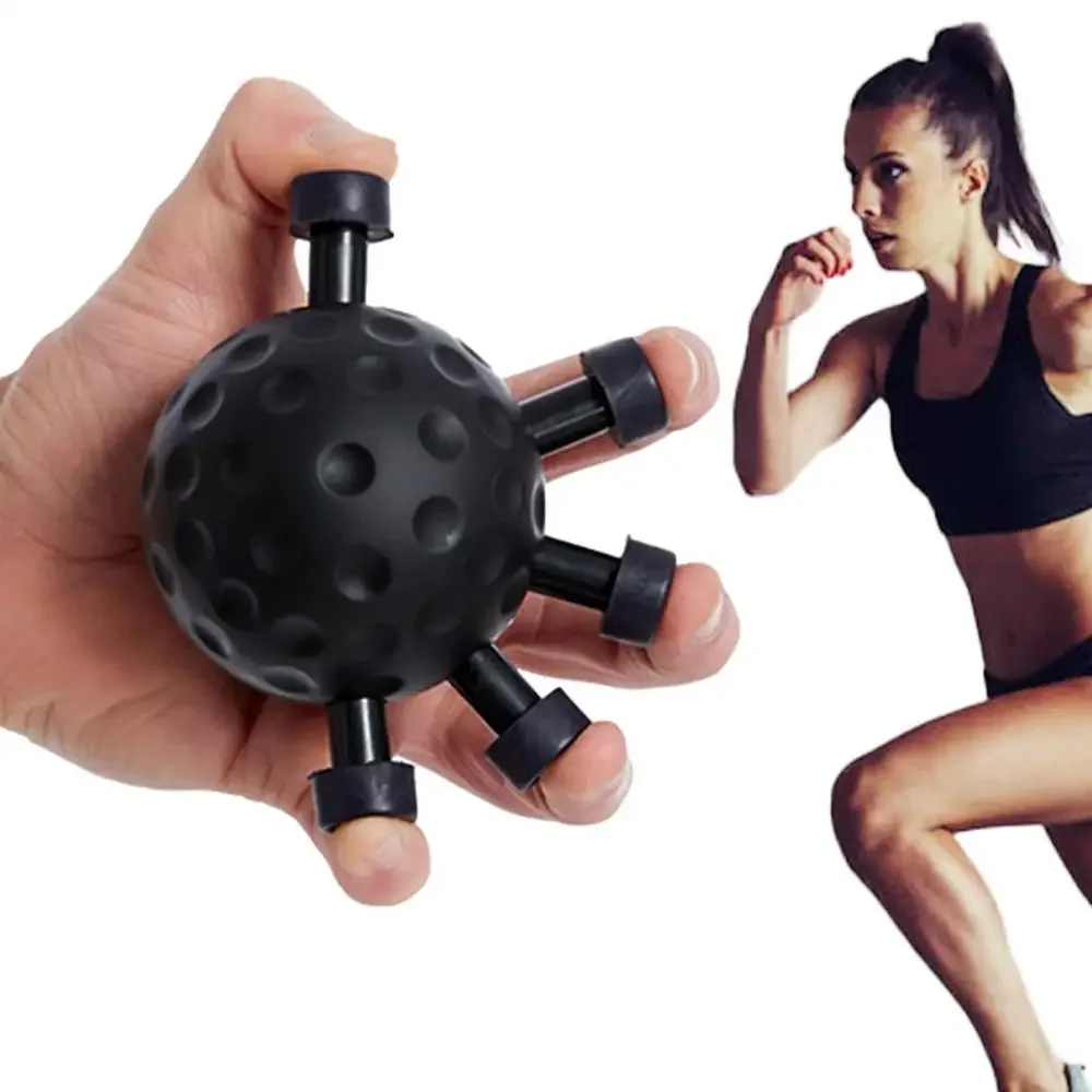 Gym Finger Hand Trainer Strengthener Grip Adjustable Resistance Balls Gripper Exerciser for Forearm Strength Climbing Training
