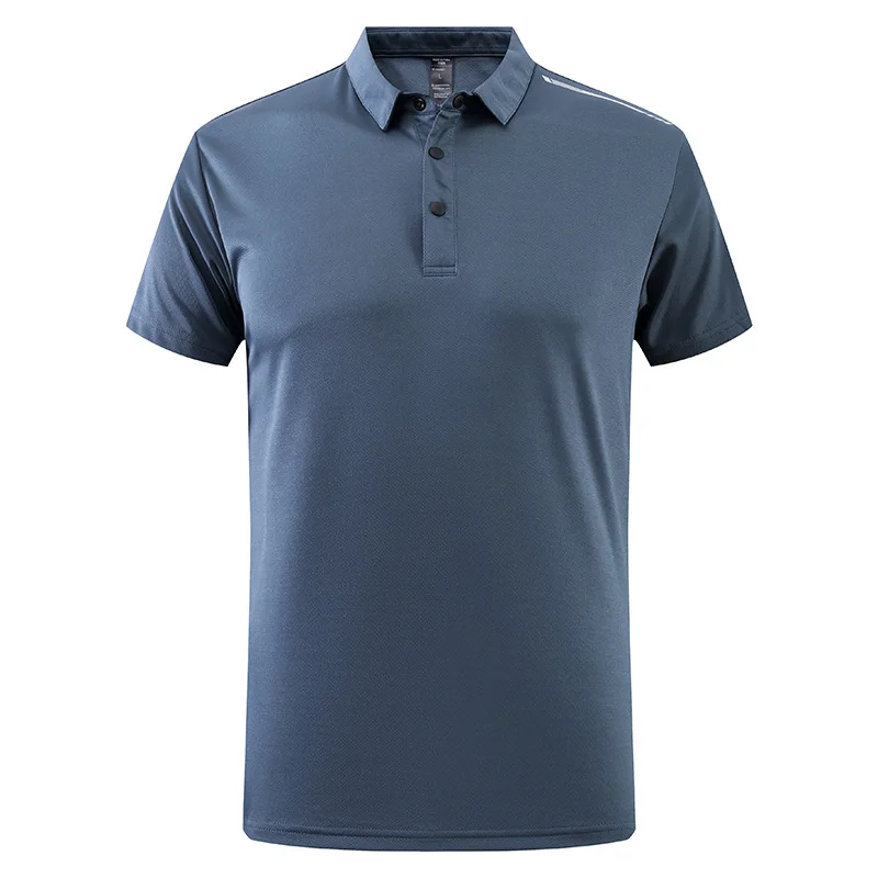 2026 Summer Business Men Running T-Shirts Gym Fitness Training New Male Golf High Quality Sports POLO T-Shirts Oversized Tops