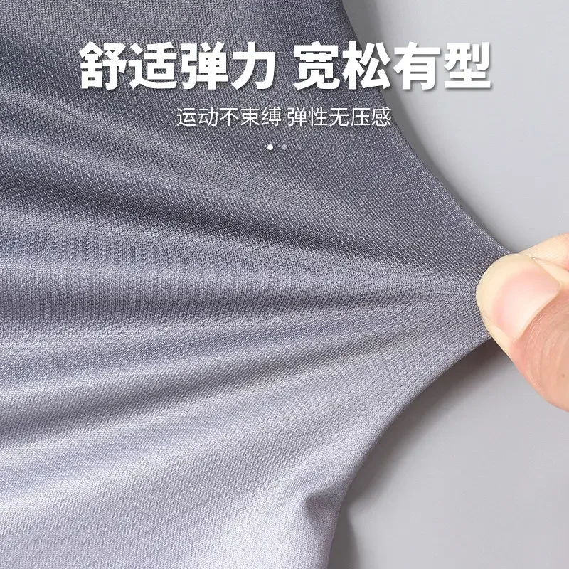 Summer fitness set Men's running t-shirt sports training short-sleeved shirt short pants badminton suit - view 4