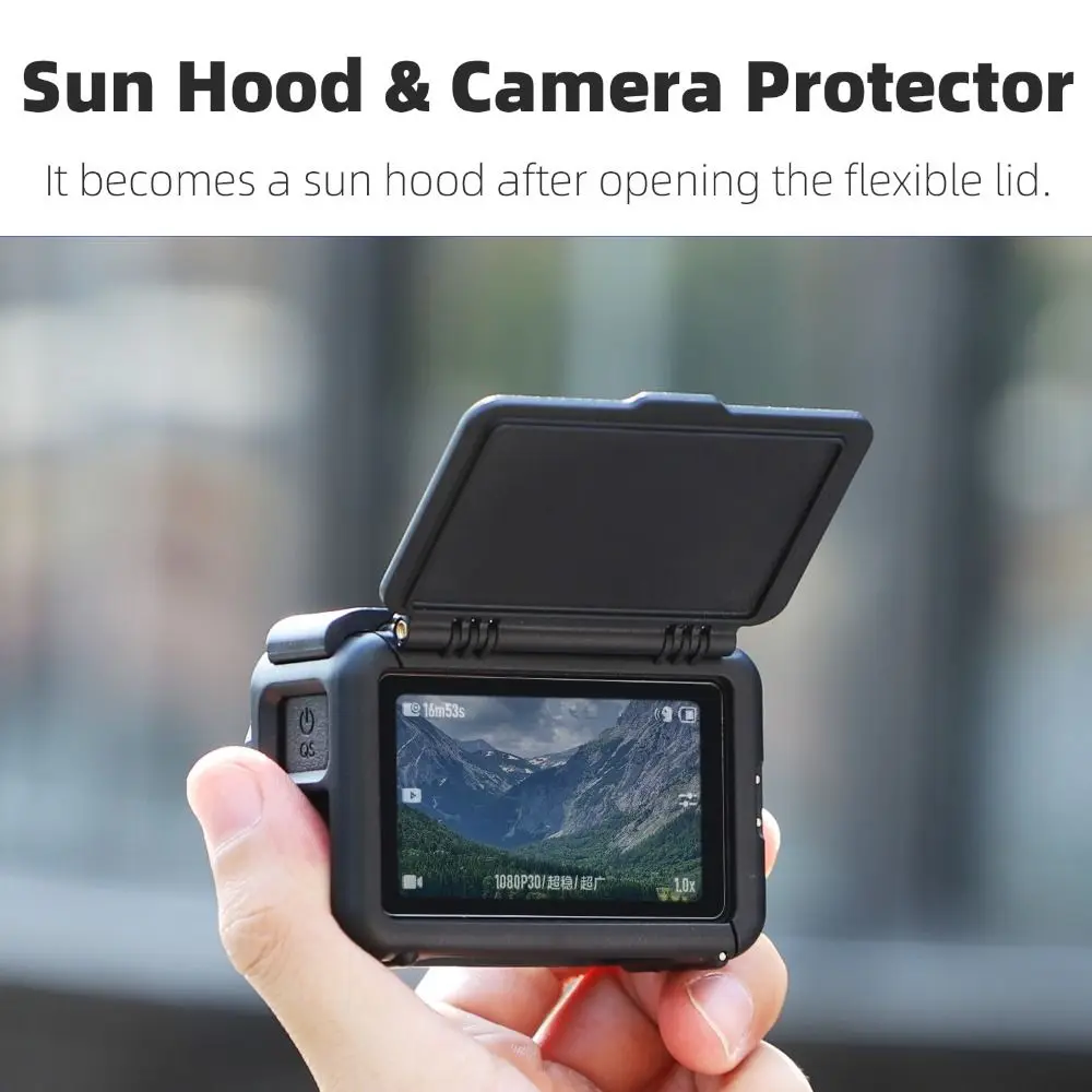 2-IN-1 Rabbit Cage With Sunshade Shockproof Extension Frame Mount Quick Release Camera Accessories for DJI Osmo Action 5 Pro/4/3