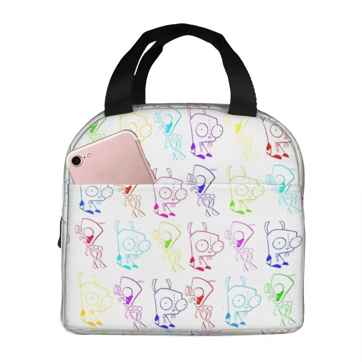 

Fashion Outdoor Ice Bag Fluro Durable Waterproof Invader Zim Gir Travel Travel Storage Bags Grils