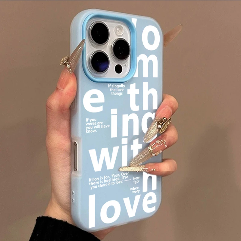 Coque antichoc à motif alphabet anglais pour iPhone 17 Pro Max, compatible avec iPhone 16, 15, 14, 13, 12, 11, 7, 8 Plus, X, XR, XS, SE2, 17E, 16E