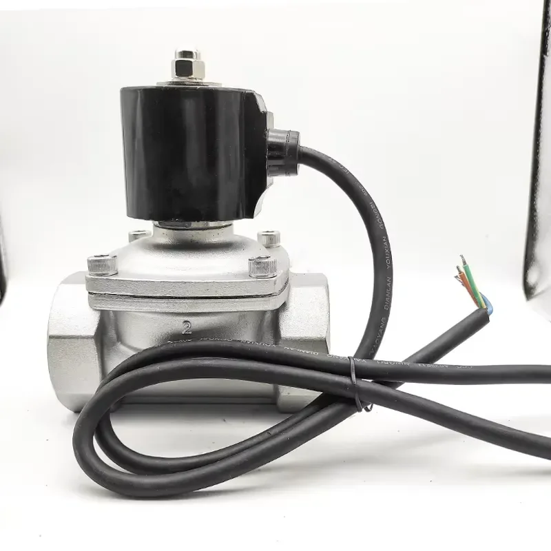 304 Stainless Steel Solenoid Valve Switch 220V 24V Normally Closed Water & Gas Valve 1 Inch 15 Points Tools