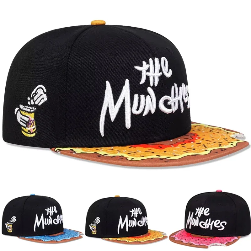 Unisex THE MUNCHIES Embroidery Hip-hop Hats Spring Autumn Ou