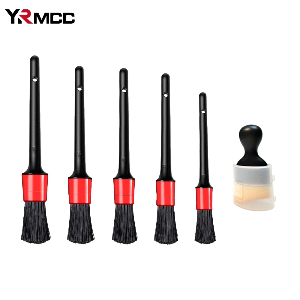 Car Detailing Brush Set Car Interior Detail Cleaning Brush Cleaning Accessories Auto Air Outlet Center Console Cleaning Brush