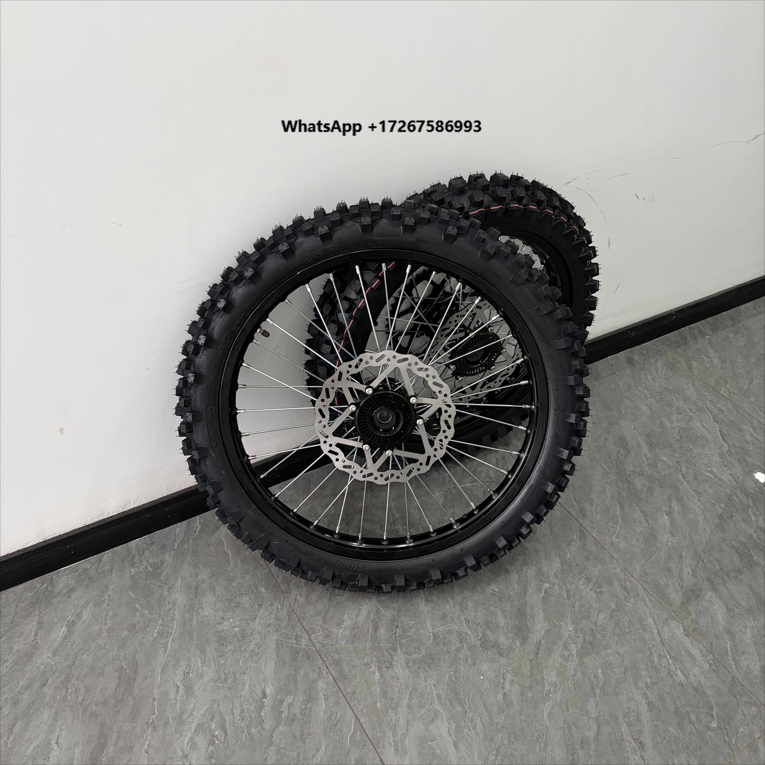 Latest Model ShieldX 21x1.6 18x2.15 Wheelset for Surron Ultra Bee Black CNC Billet Hub surron Parts ultra Bee Upgrade